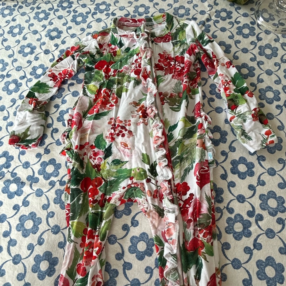 Posh Peanut Christmas onesie- worn once!